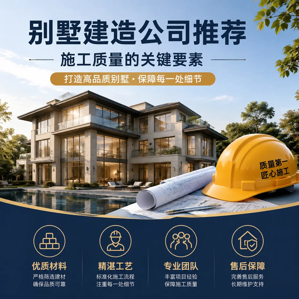 别墅建造公司推荐: 剑河 施工质量的关键要素