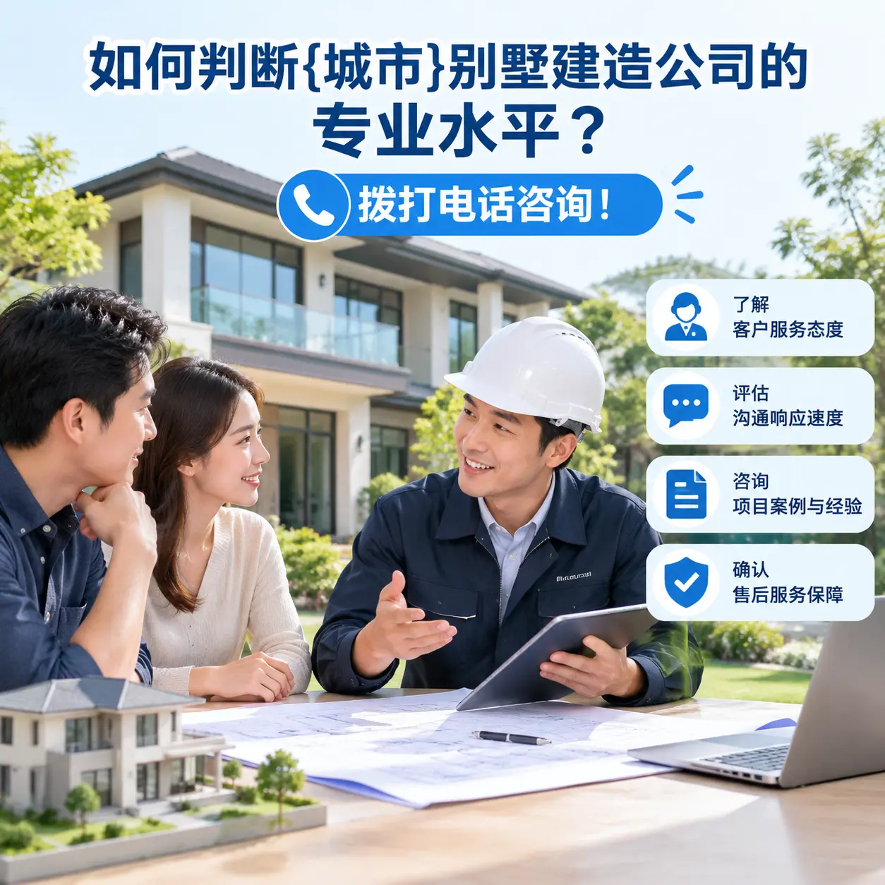 如何判断剑河别墅建造公司的专业水平？拨打电话咨询！